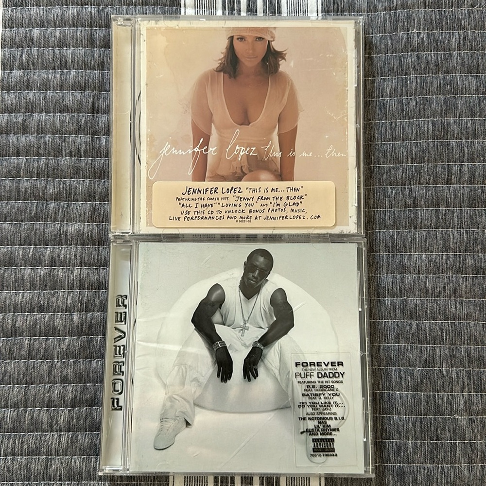 P Diddy and j LO cd lot of two